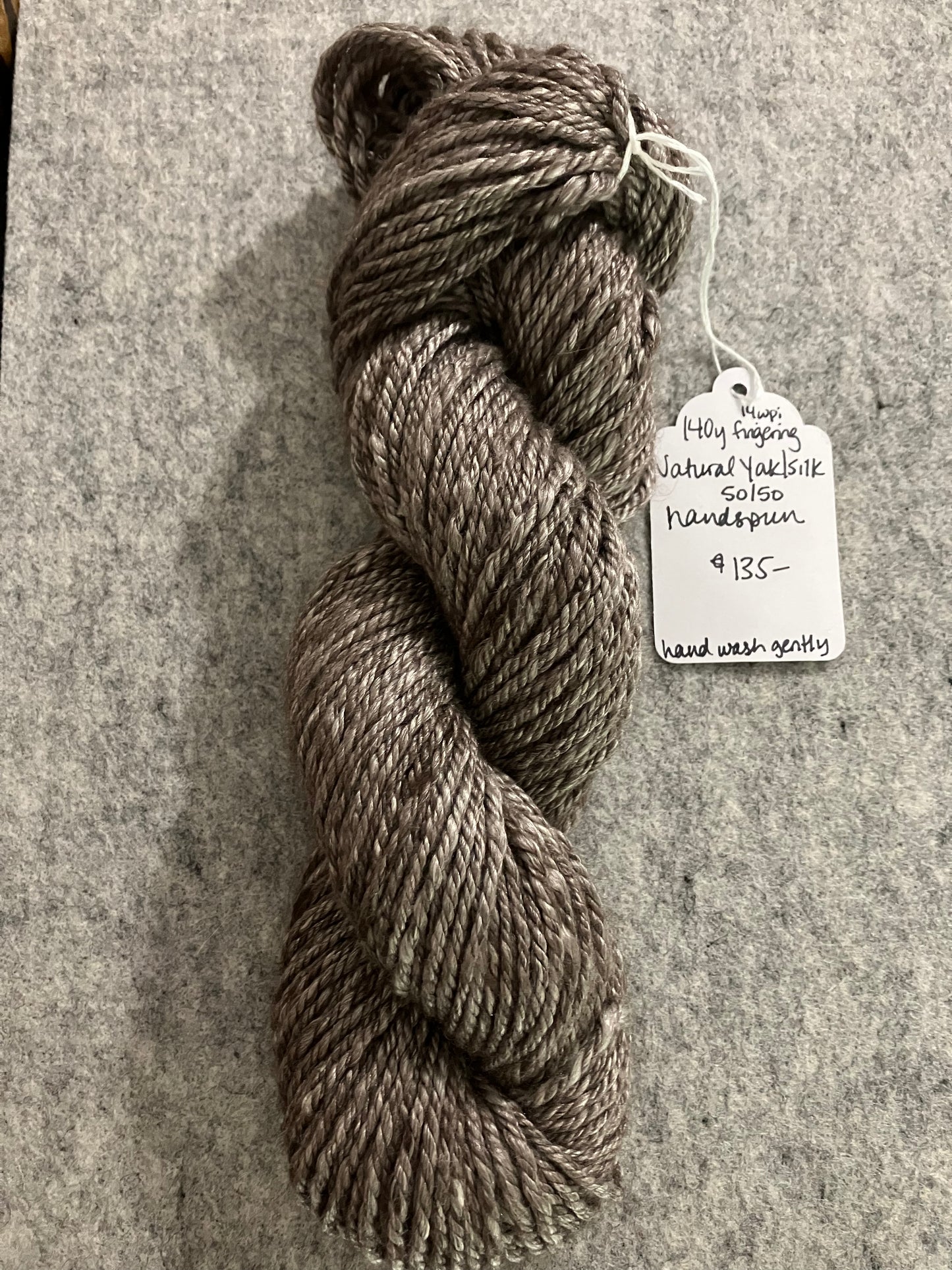 Yak Silk handspun yarn