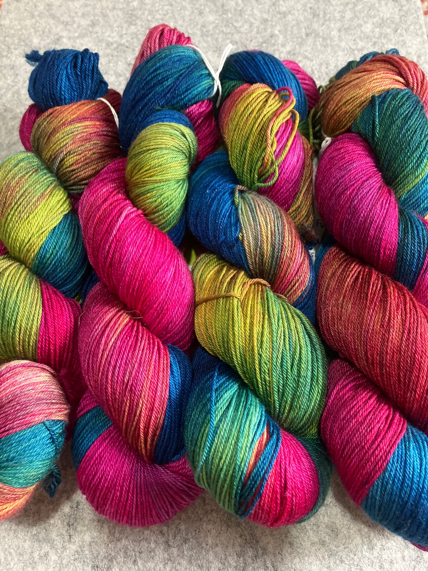 Fingering SWMerino Silk Cashmere Yarn