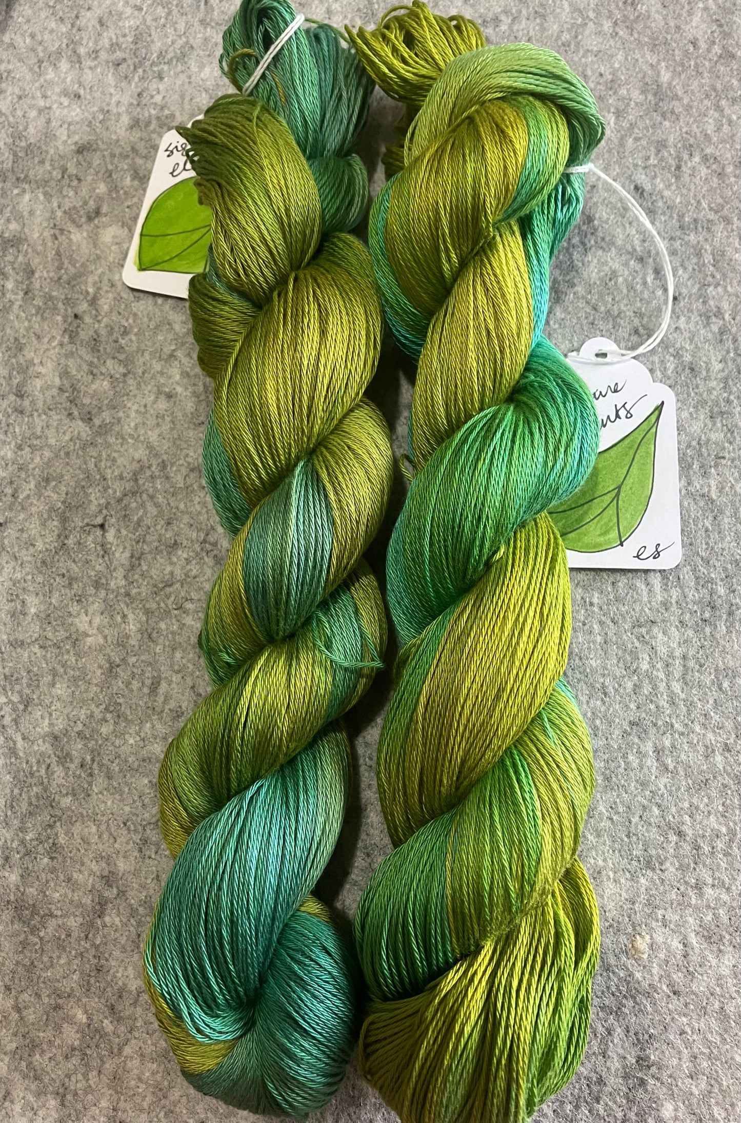 Pima Cotton hand dyed yarn