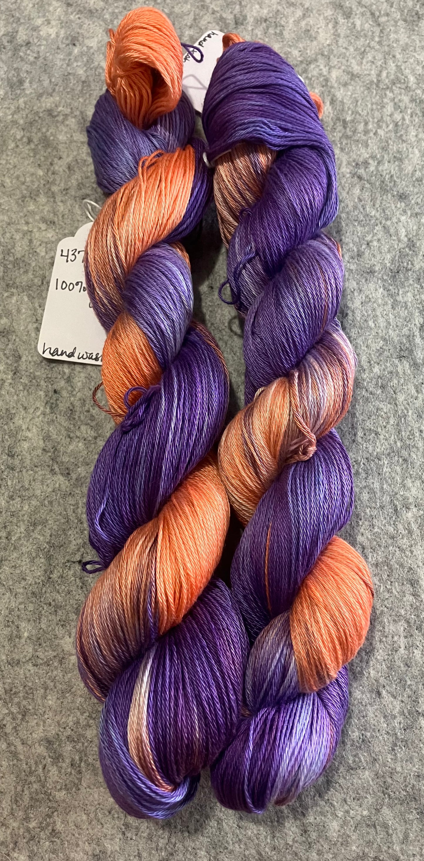 Pima Cotton hand dyed yarn