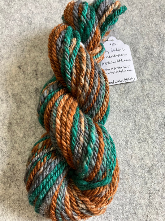 “Not a pretty girl” handspun yarn