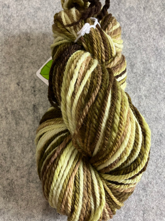 “Spring thaw” handspun yarn