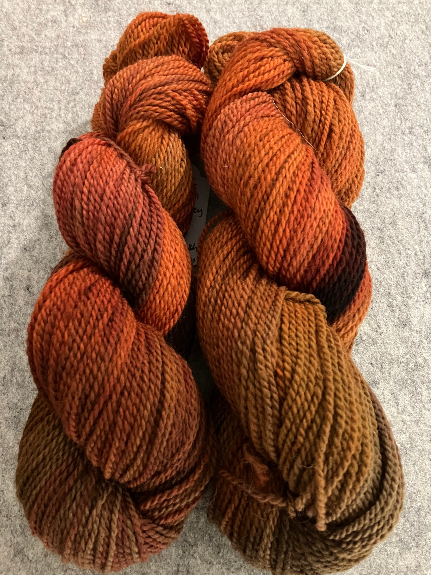 NY Farm yarn Hand Dyed NonSuperwash