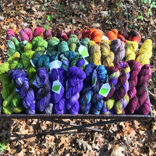 NY Farm yarn Hand Dyed NonSuperwash