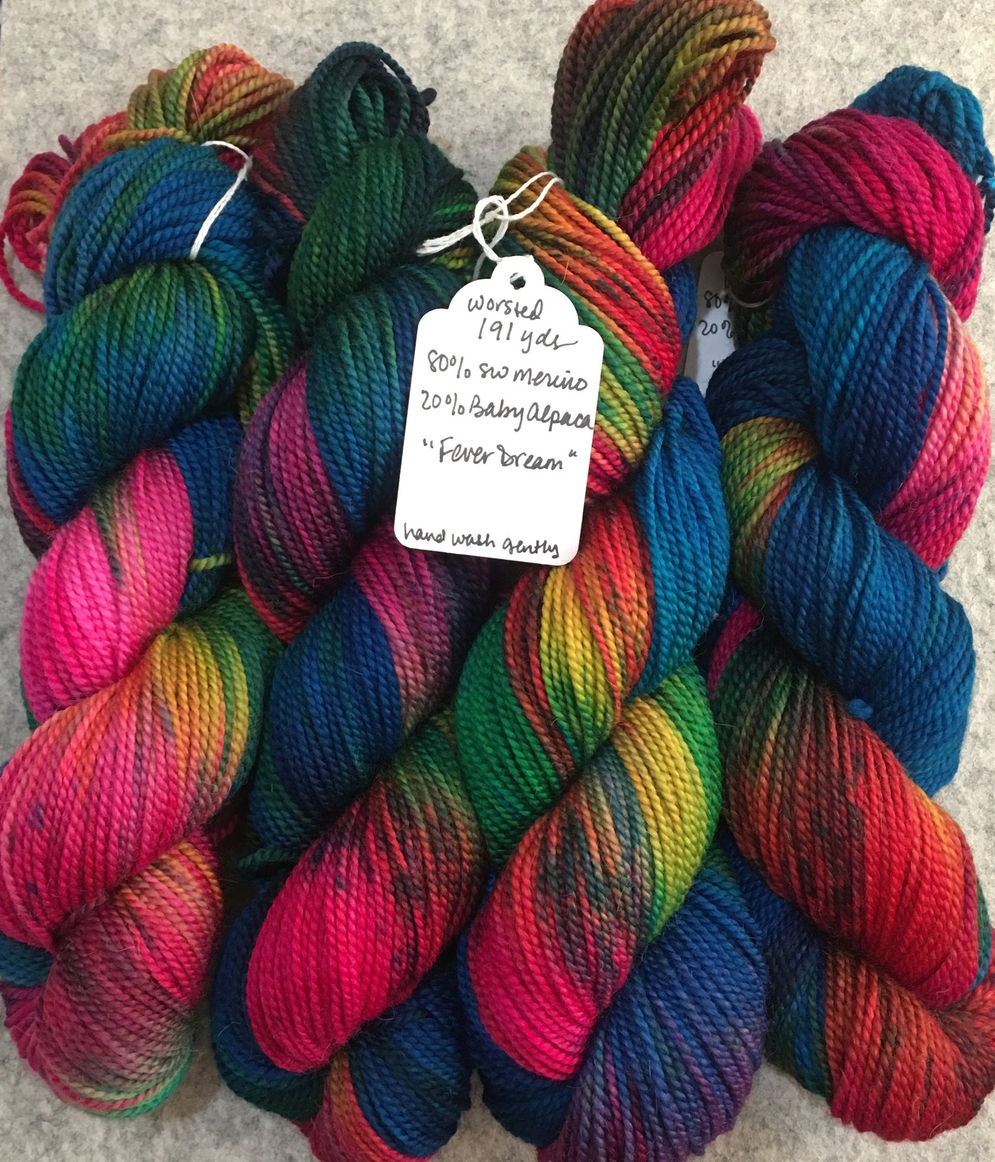 Worsted SWMerino Baby Alpaca Yarn