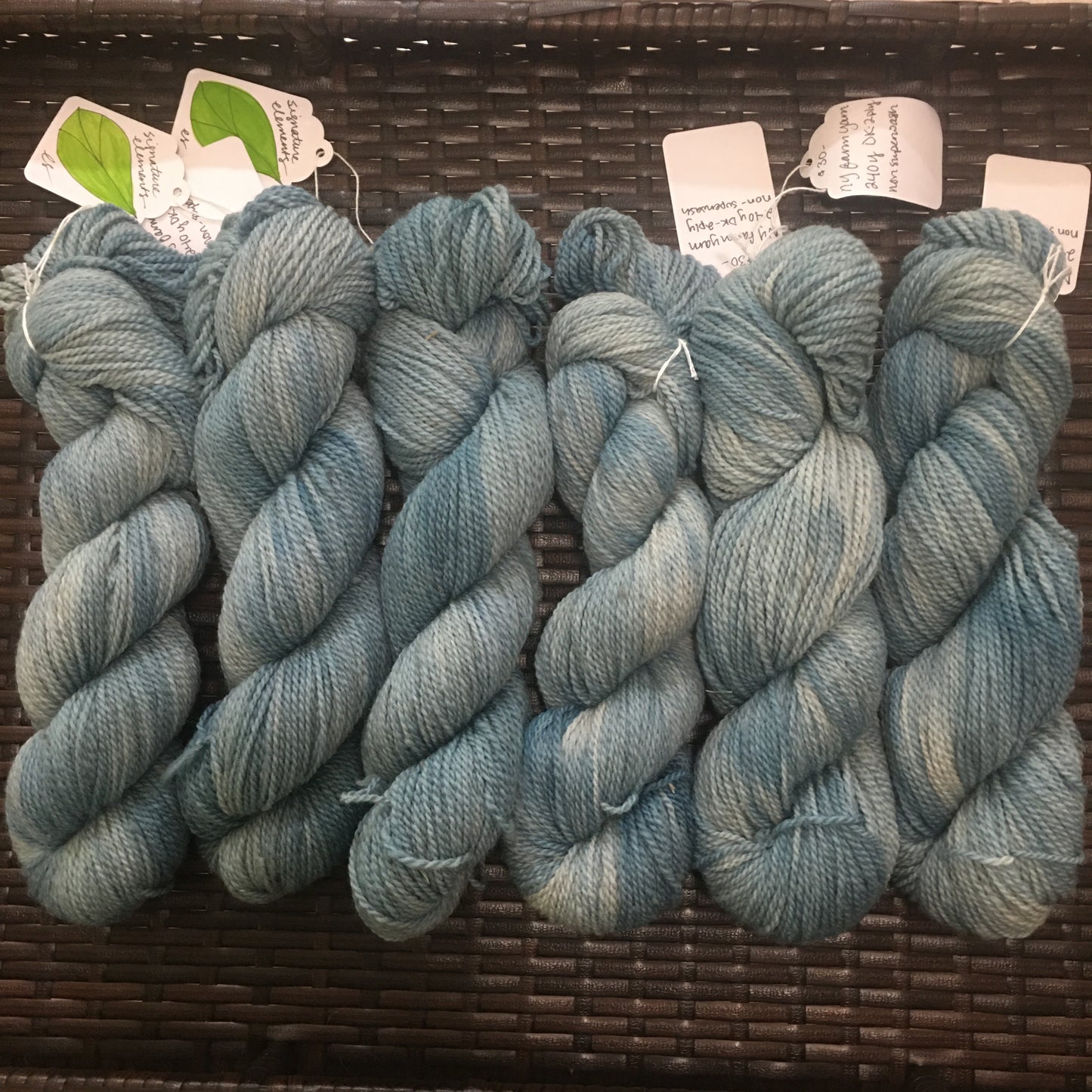 NY Farm yarn Hand Dyed NonSuperwash